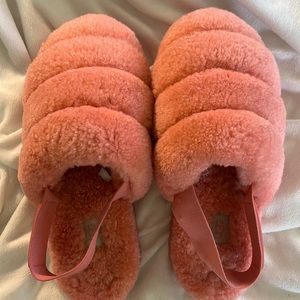 UGG pink slippers.  Purchased from VS.  Pre-Owned. Gently used.